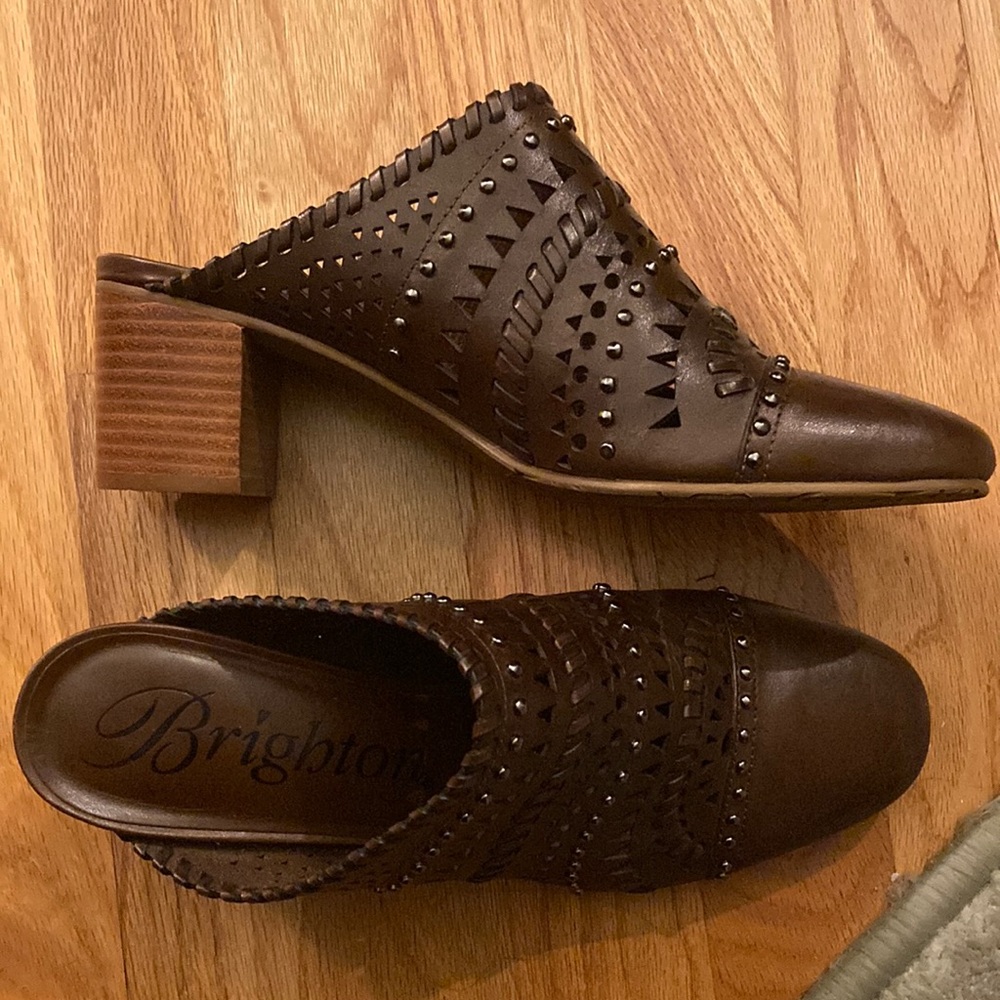Brighton Manet caramel mules